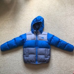 The North Face reversible boys down coat